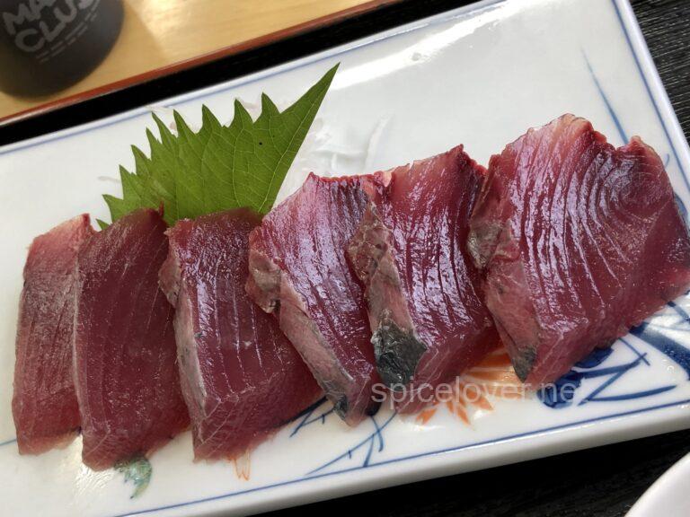 愛南市場食堂のびやびやかつお刺身定食