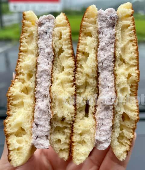 噂の生どら小倉味の断面