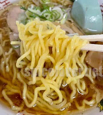 ラーメン＋ギョーザ（5個）650円ラーメンの麺