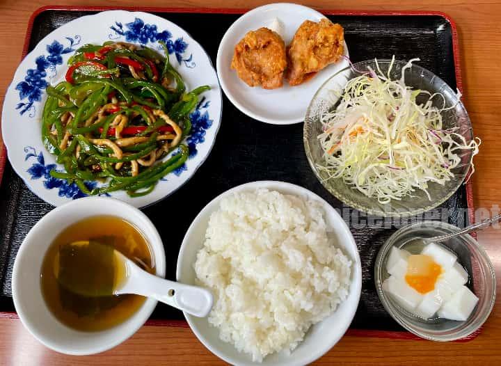 チンジャオロース定食