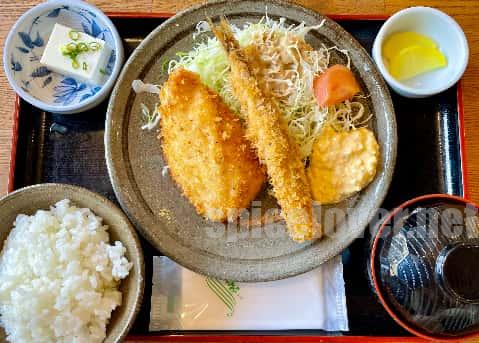 魚フライ定食1200円